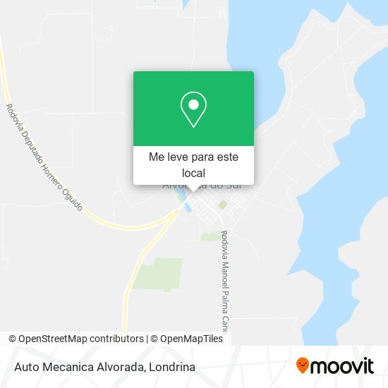 Auto Mecanica Alvorada mapa