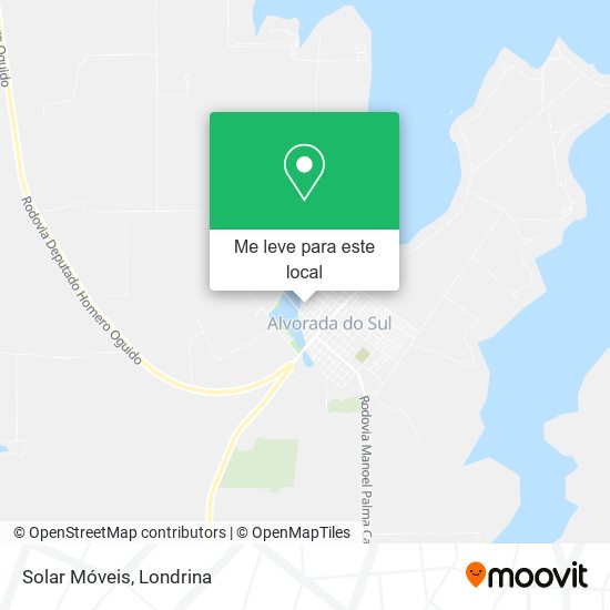 Solar Móveis mapa