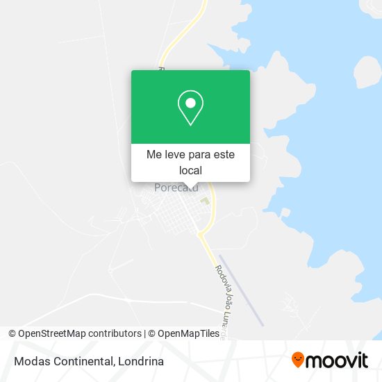 Modas Continental mapa
