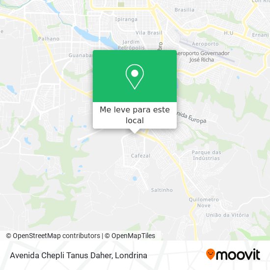 Avenida Chepli Tanus Daher mapa