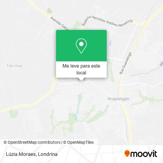 Lúzia Moraes mapa
