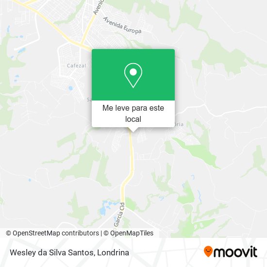 Wesley da Silva Santos mapa