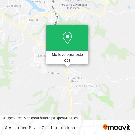 A A Lampert Silva e Cia Ltda mapa