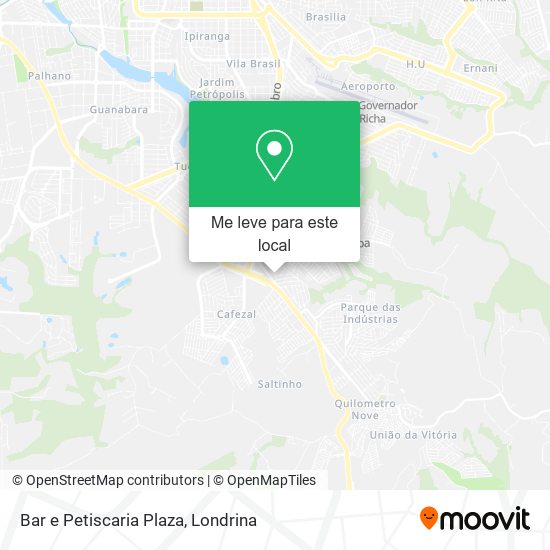 Bar e Petiscaria Plaza mapa