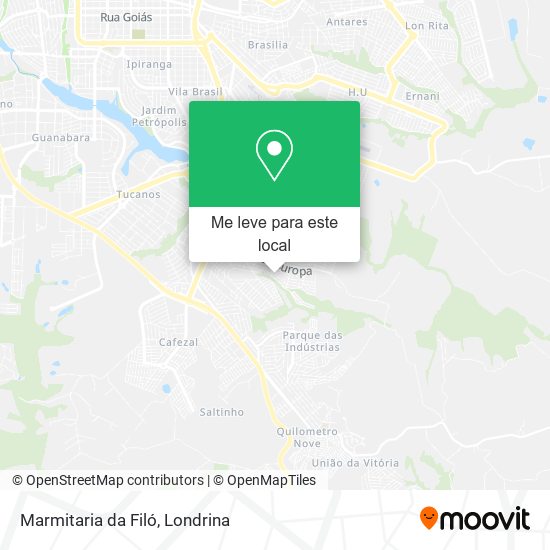 Marmitaria da Filó mapa