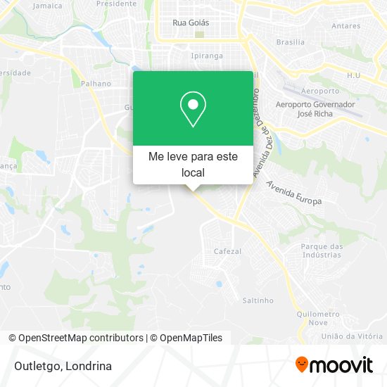 Outletgo mapa