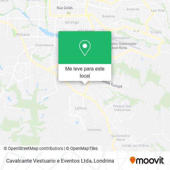 Cavalcante Vestuario e Eventos Ltda mapa