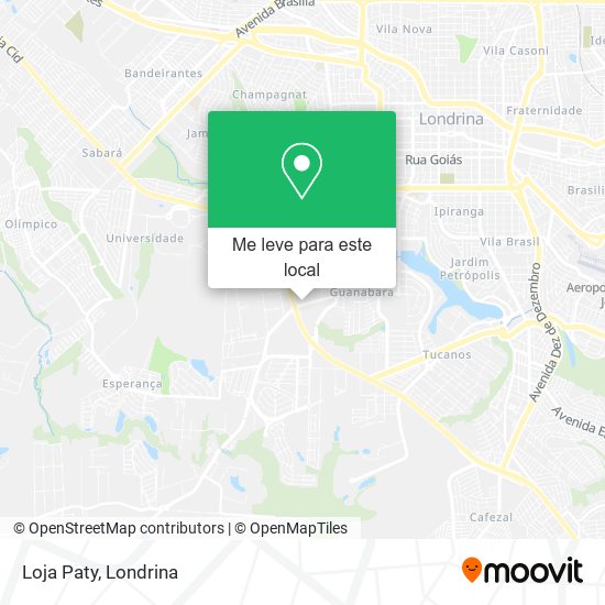 Loja Paty mapa