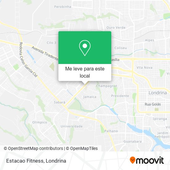 Estacao Fitness mapa