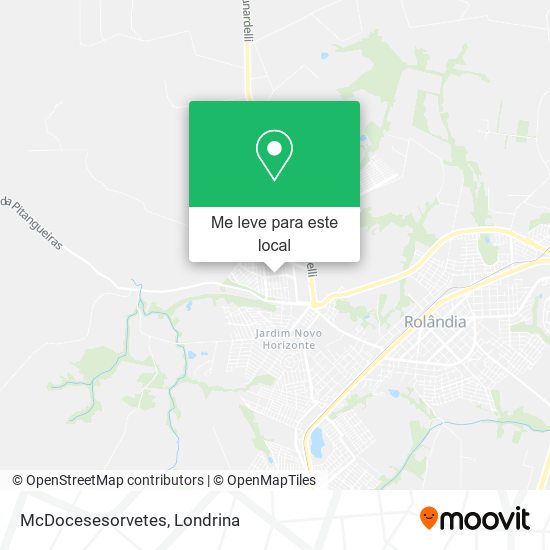 McDocesesorvetes mapa