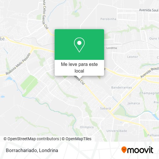 Borrachariado mapa