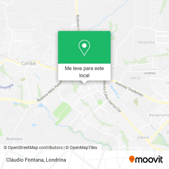 Cláudio Fontana mapa