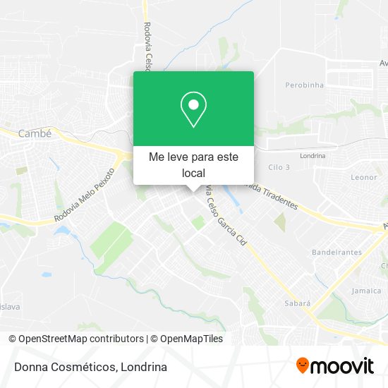 Donna Cosméticos mapa