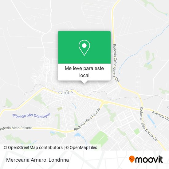 Mercearia Amaro mapa