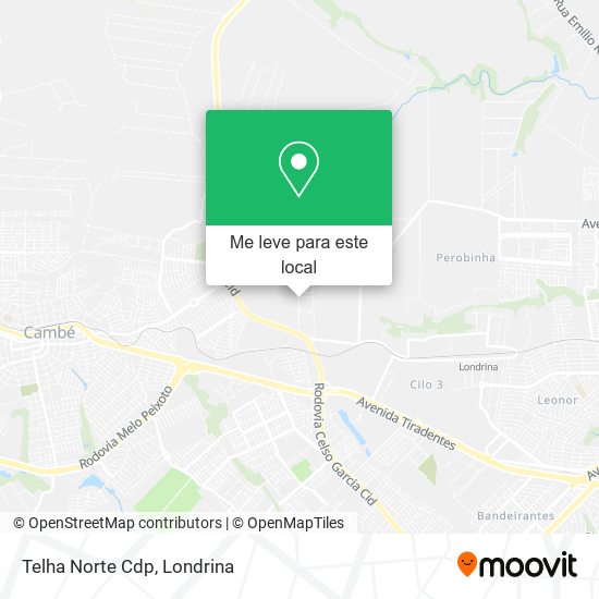 Telha Norte Cdp mapa