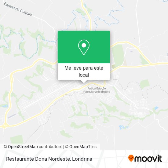 Restaurante Dona Nordeste mapa