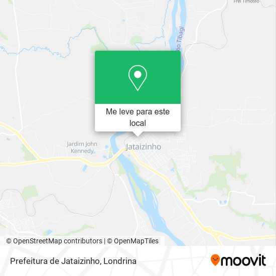 Prefeitura de Jataizinho mapa