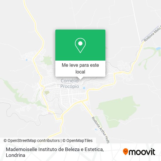 Mademoiselle Instituto de Beleza e Estetica mapa