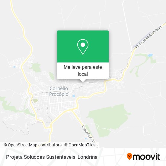 Projeta Solucoes Sustentaveis mapa