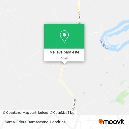 Santa Odete Damasceno mapa