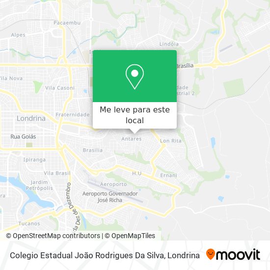 Colegio Estadual João Rodrigues Da Silva mapa