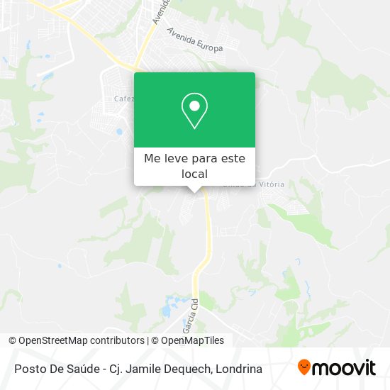 Posto De Saúde - Cj. Jamile Dequech mapa