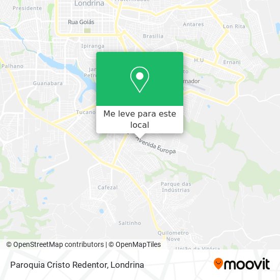 Paroquia Cristo Redentor mapa
