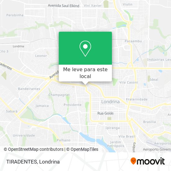 TIRADENTES mapa