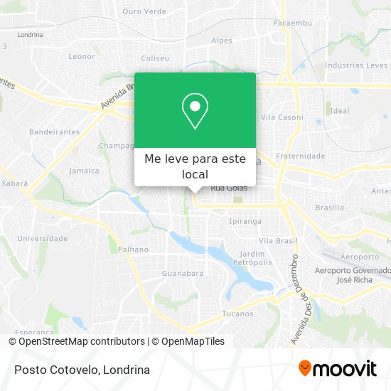 Posto Cotovelo mapa