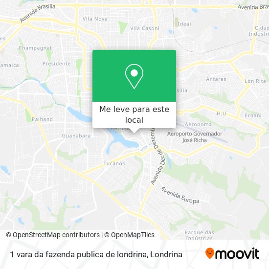 1 vara da fazenda publica de londrina mapa