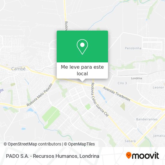 PADO S.A. - Recursos Humanos mapa