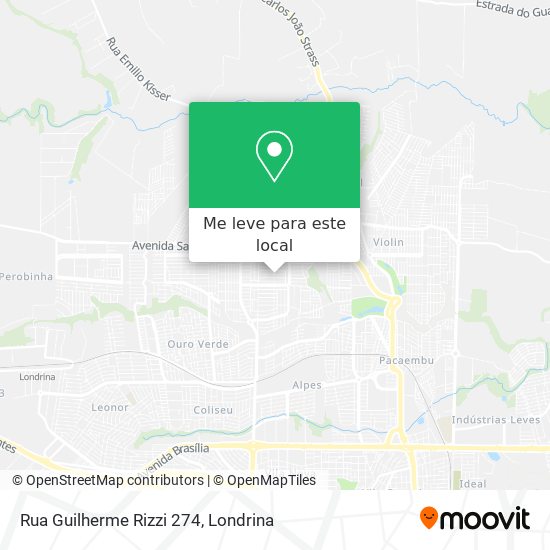 Rua Guilherme Rizzi 274 mapa