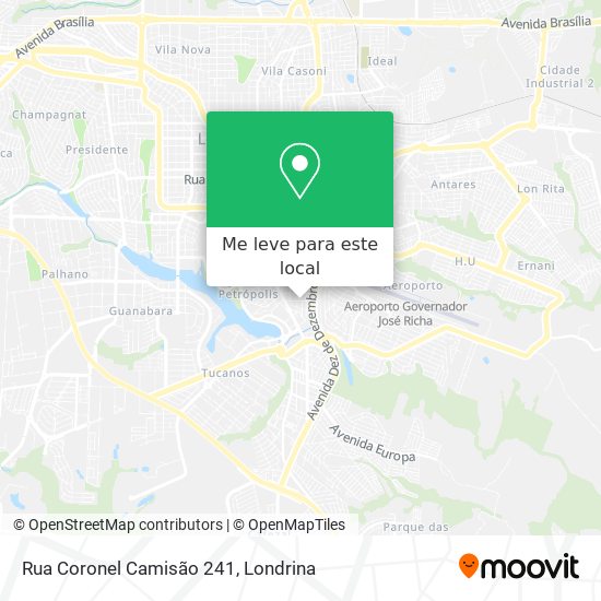 Rua Coronel Camisão 241 mapa