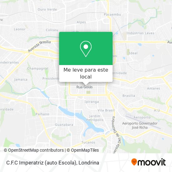 C.F.C Imperatriz (auto Escola) mapa