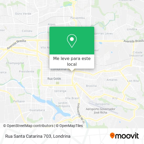 Rua Santa Catarina 703 mapa
