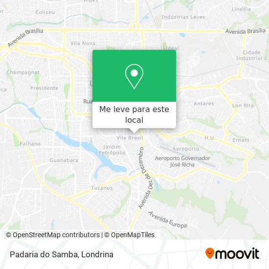 Padaria do Samba mapa