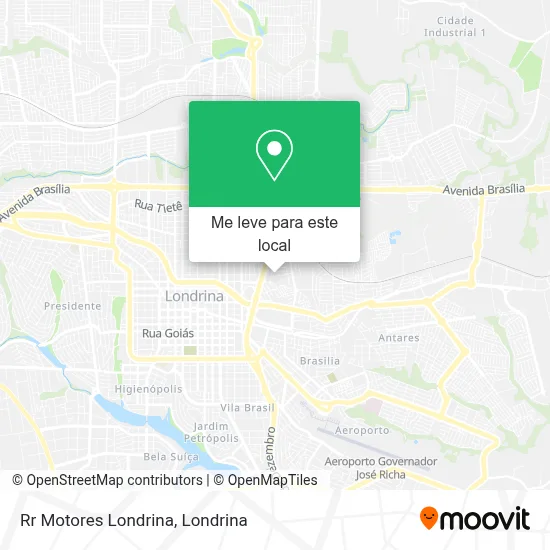 Rr Motores Londrina mapa