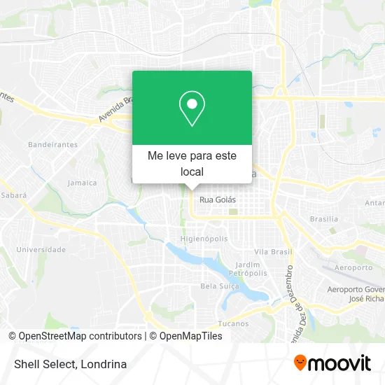 Shell Select mapa