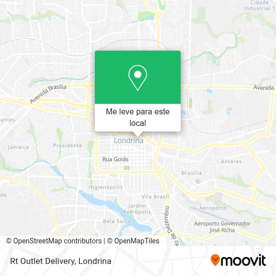 Rt Outlet Delivery mapa
