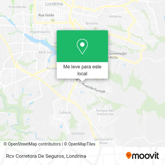 Rcv Corretora De Seguros mapa