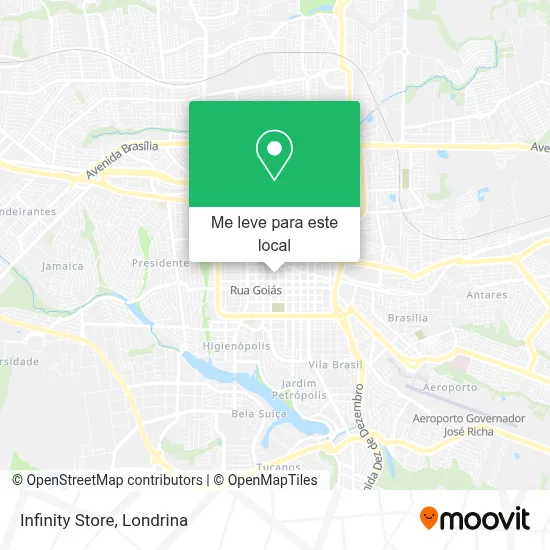 Infinity Store mapa