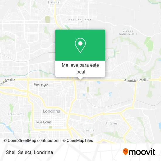Shell Select mapa