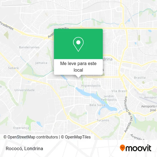 Rococó mapa