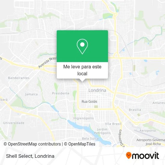 Shell Select mapa
