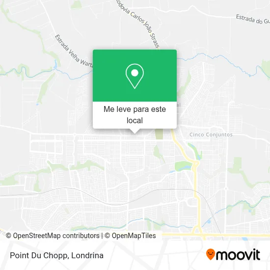 Point Du Chopp mapa