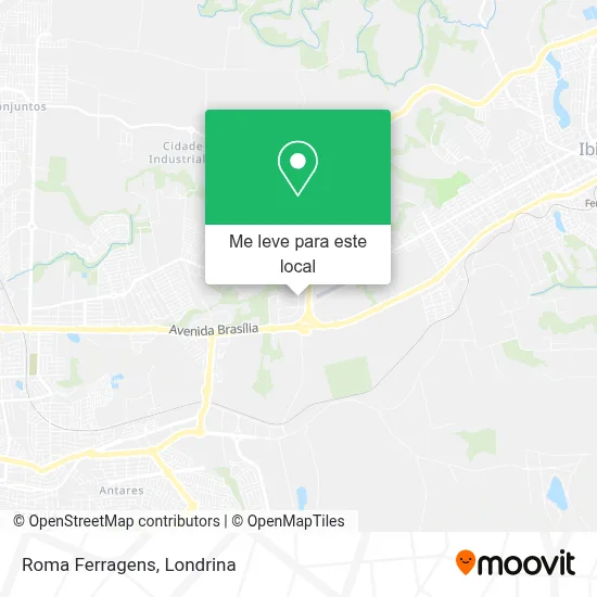 Roma Ferragens mapa