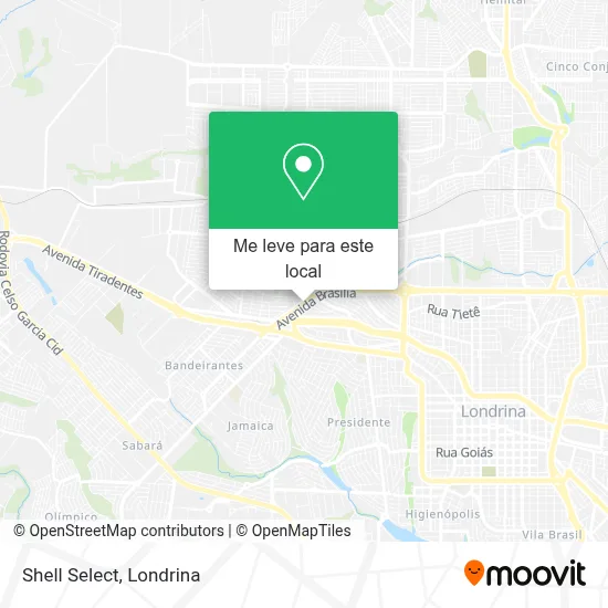 Shell Select mapa
