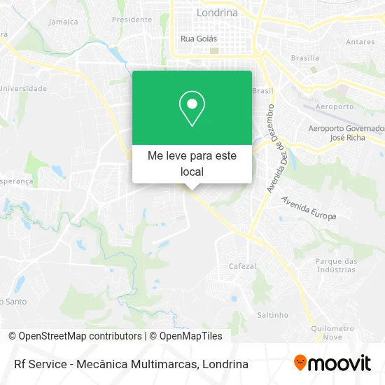 Rf Service - Mecânica Multimarcas mapa