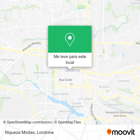 Riqueza Modas mapa