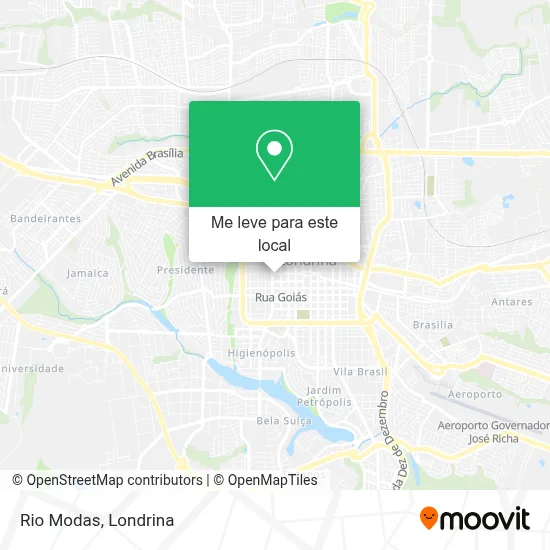 Rio Modas mapa